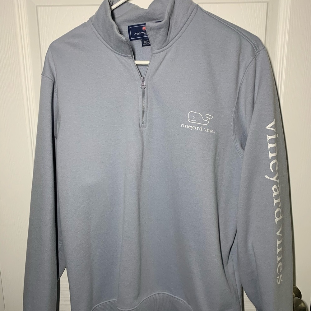Vineyard Vines Lettered 1/4 Zip Pullover
